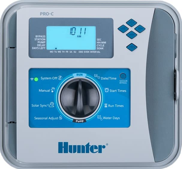 SPW Hunter P2C-400 front panel showing controls and backlit display for easy programming