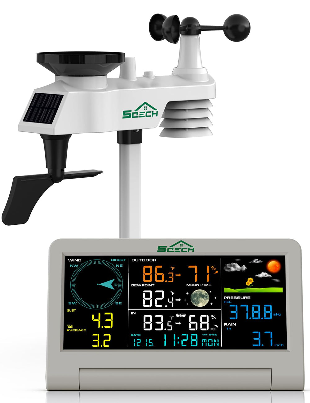 SQECH console front display showing multi-data readouts for fast decisions