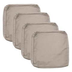 Sqodok 4-pack front view showing fresh 24x24 cushion covers and coordinated set benefit