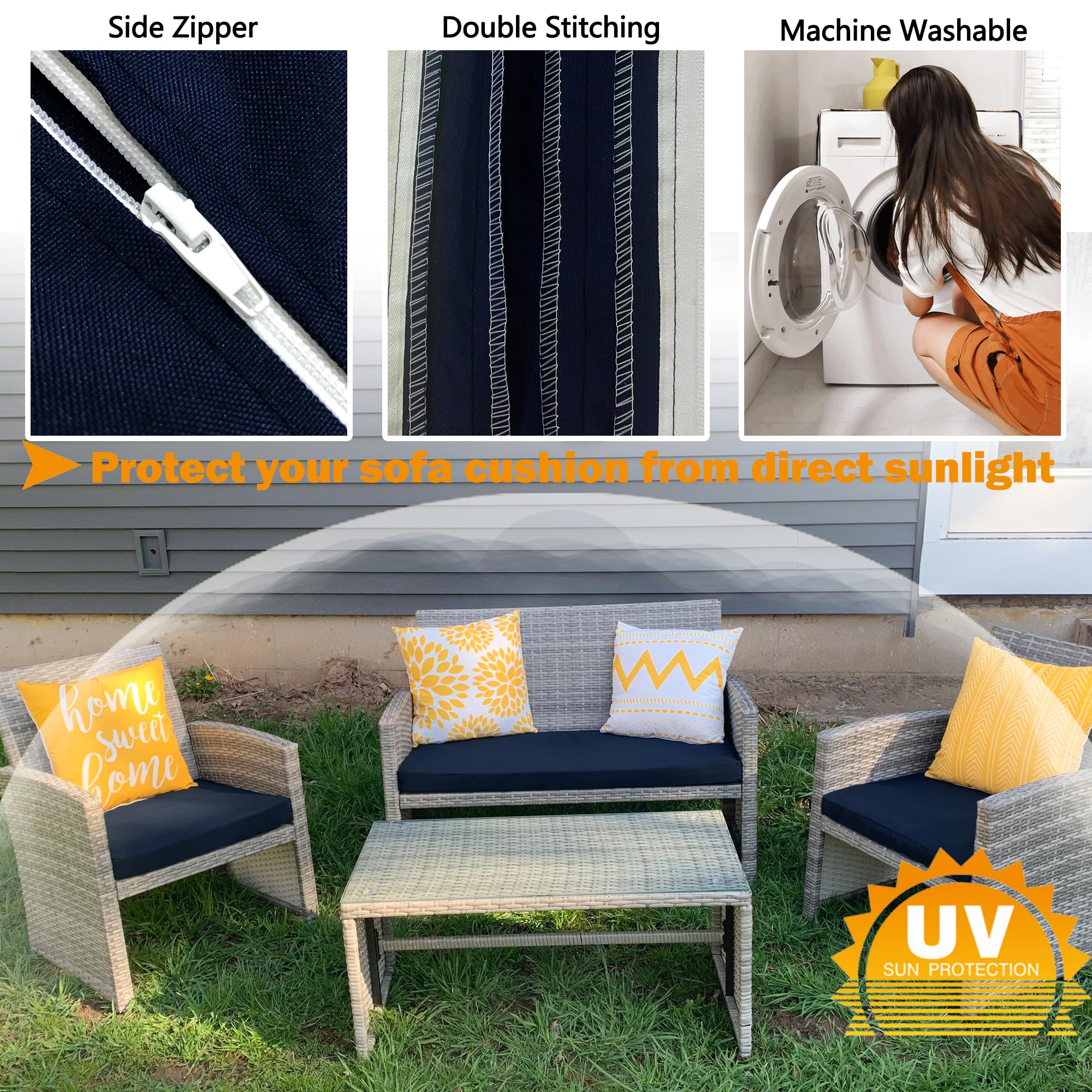 Sqodok size comparison showing loveseat and single chair coverage fit