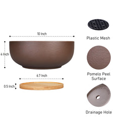 SQOWL top-down view of planter showing shallow profile and planting area benefit