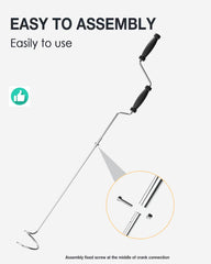 SQUEEZE master blade detail polished stainless steel resists rust and residue
