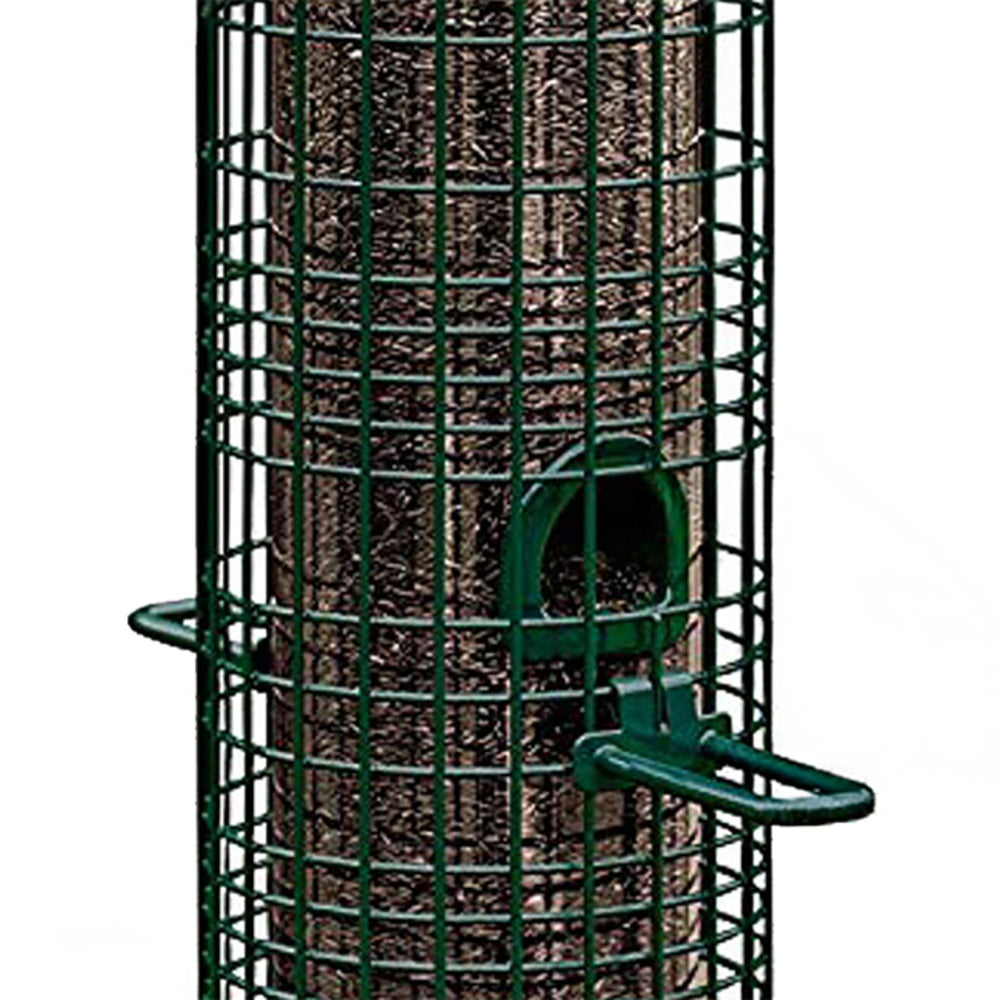 Squirrel Buster assembled side view showing chew-proof construction benefit