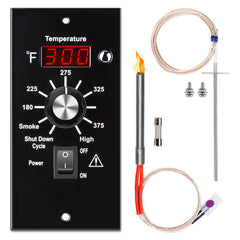 Squirrel wood artware BAC236 front controller showing display and controls for reliable grilling