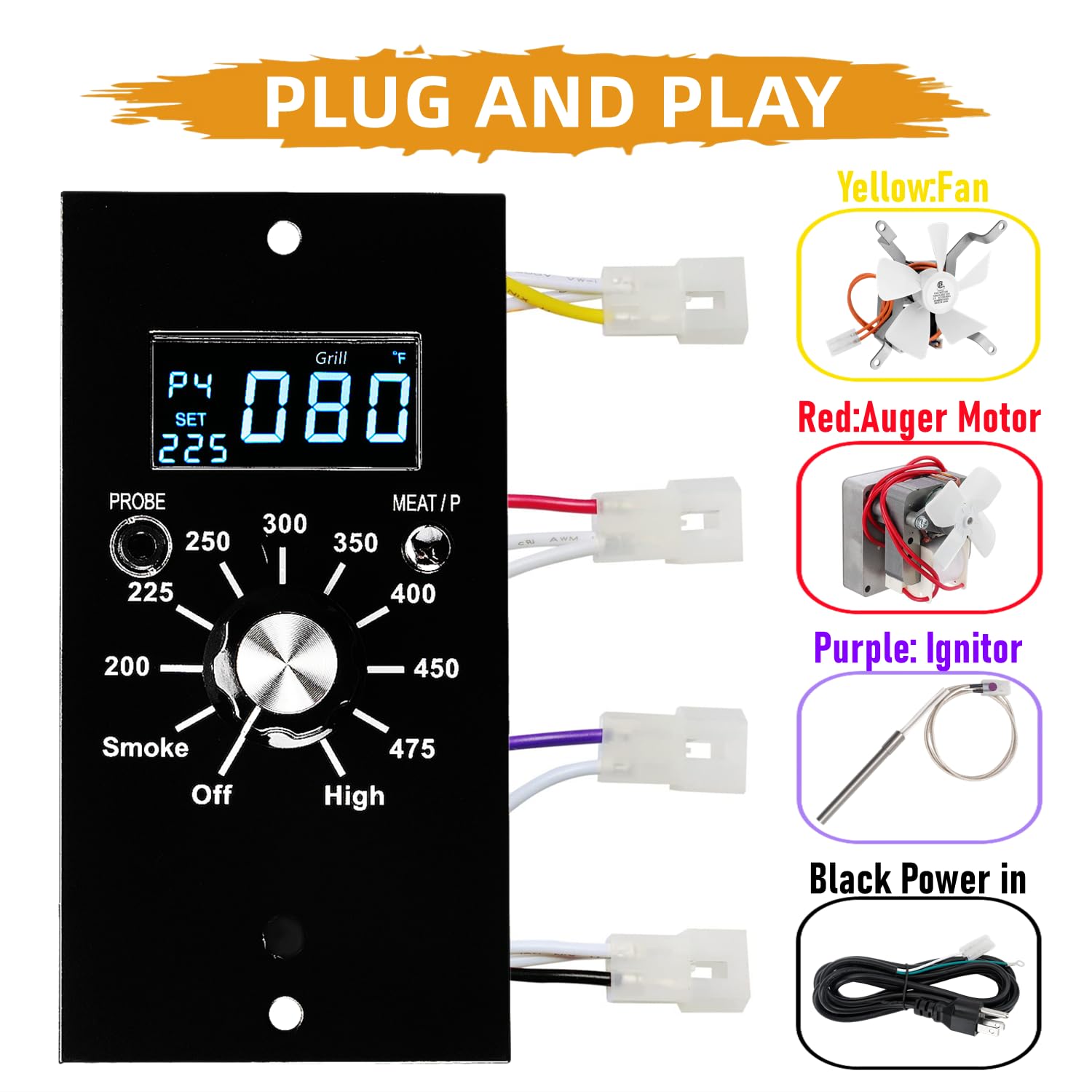 Squirrel wood artware igniter hot rod with fuse showing durable sleeve and protection for longer life