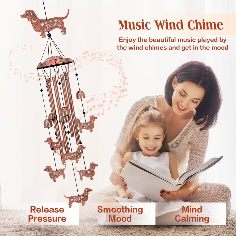 SRDJXY dachshund aluminum tubes highlighting clear resonant sound quality