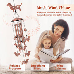 SRDJXY dachshund aluminum tubes highlighting clear resonant sound quality
