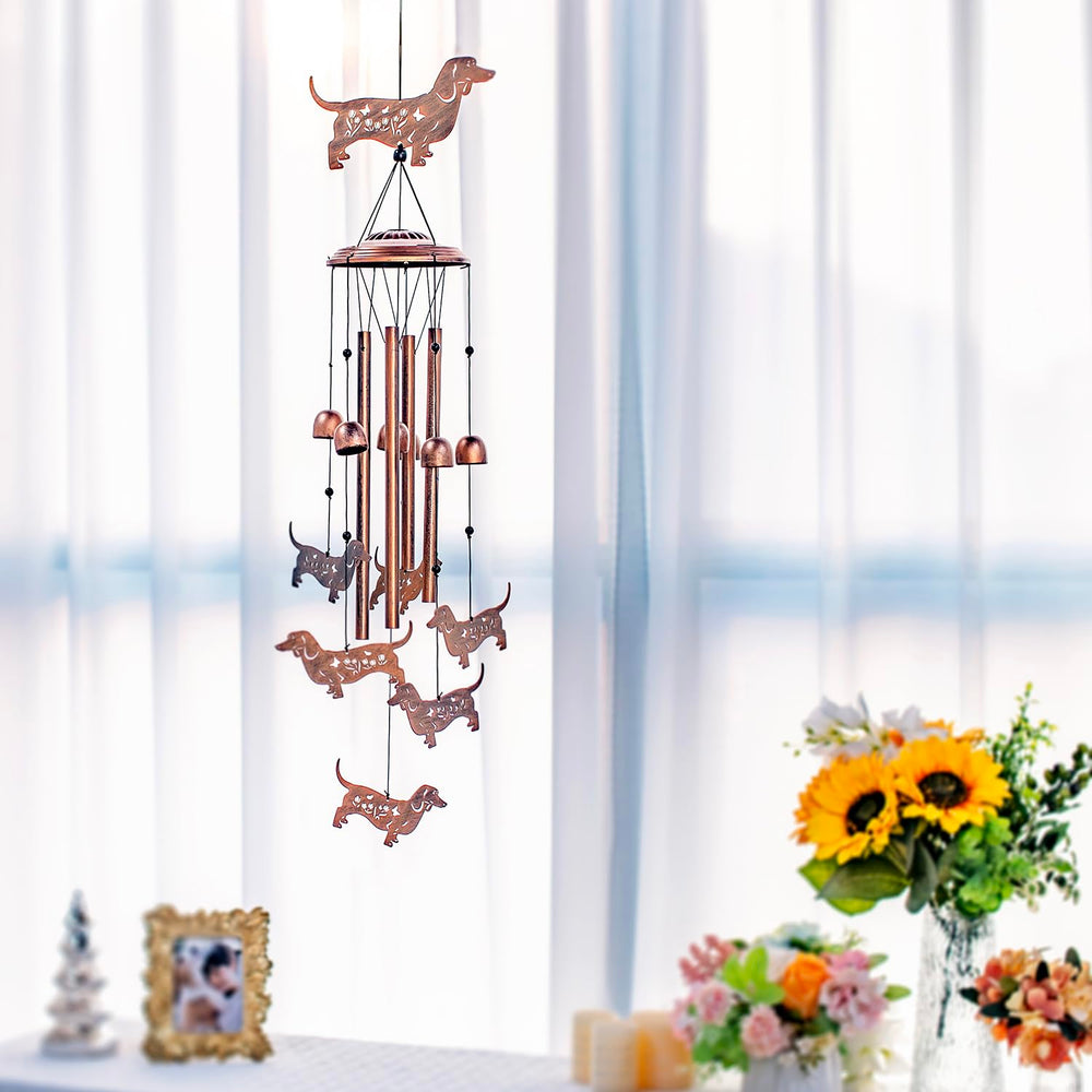 SRDJXY dachshund outdoor porch display creating a peaceful patio atmosphere