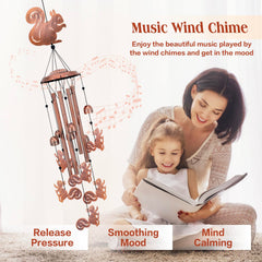 SRDJXY aluminum tubes and bells creating clear melodic tones