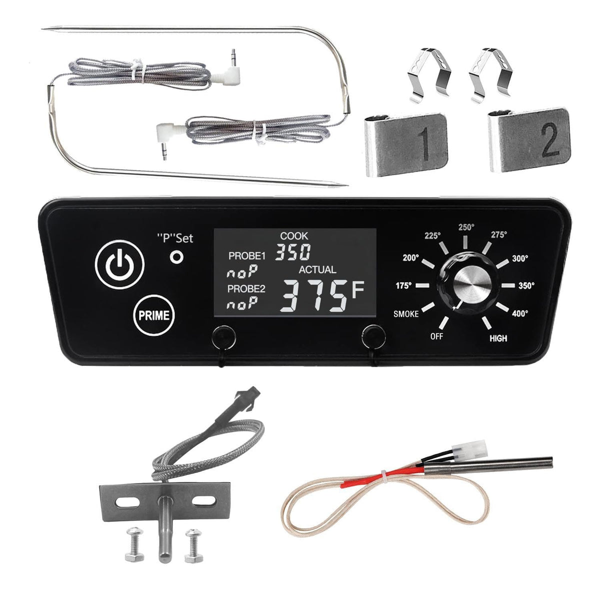 SROKIO controller front showing clear LCD and intuitive buttons for easy readouts