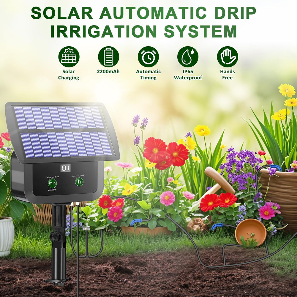 Srygery rotatable solar panel angled to sunlight for reliable battery charging