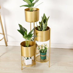 SSS Furniture plant stand in living room showing decorative display benefit