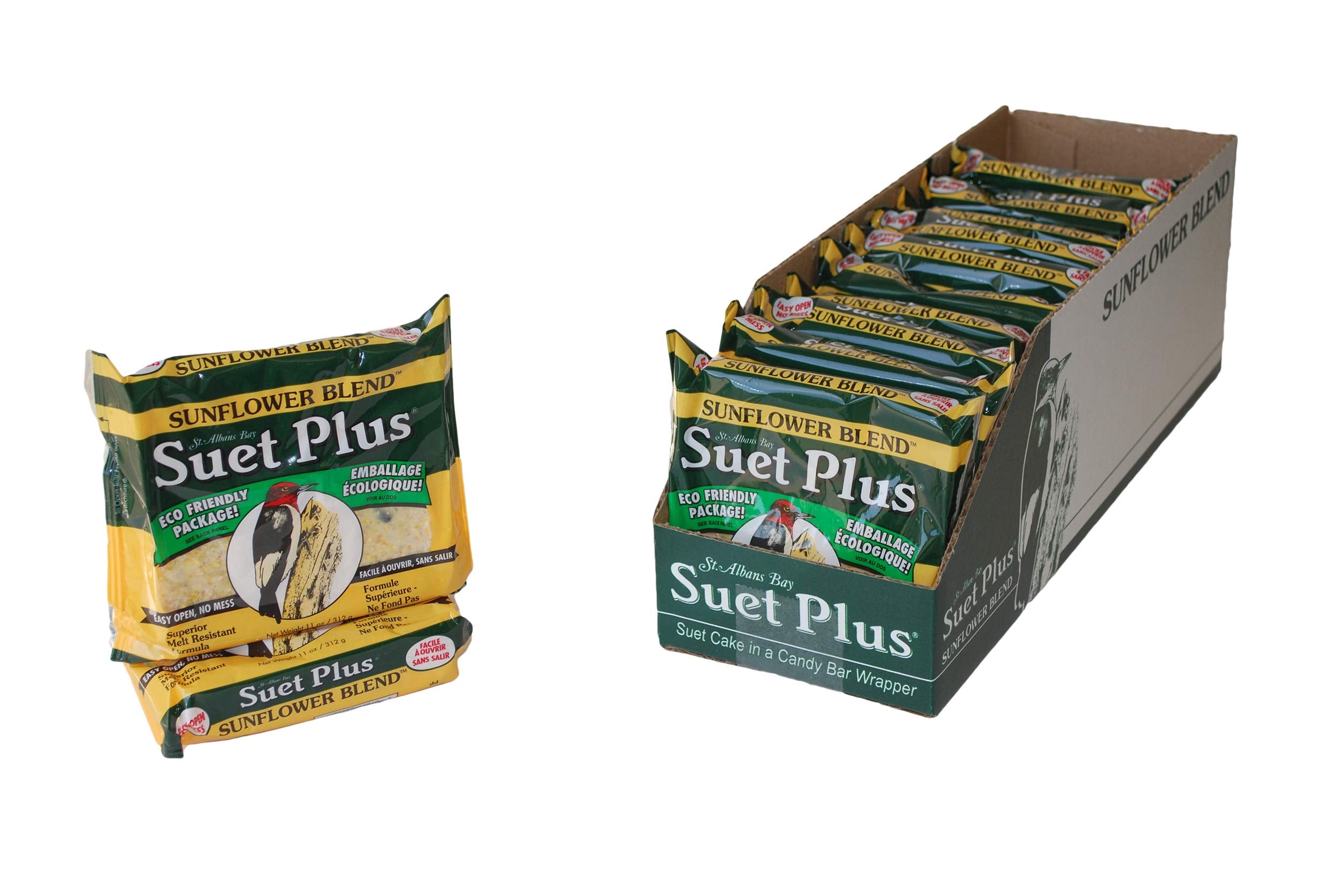 ST. ALBANS BAY SUET PLUS front packaging showing 12-pack and branding, clear product info benefit