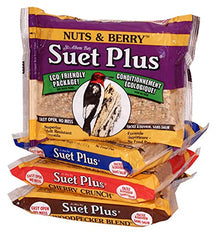 ST. ALBANS BAY SUET PLUS suet cake close-up highlighting texture and high-energy feed