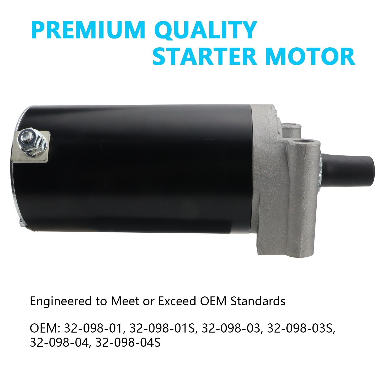 STABSOLI starter side mount detail highlighting robust housing for durability