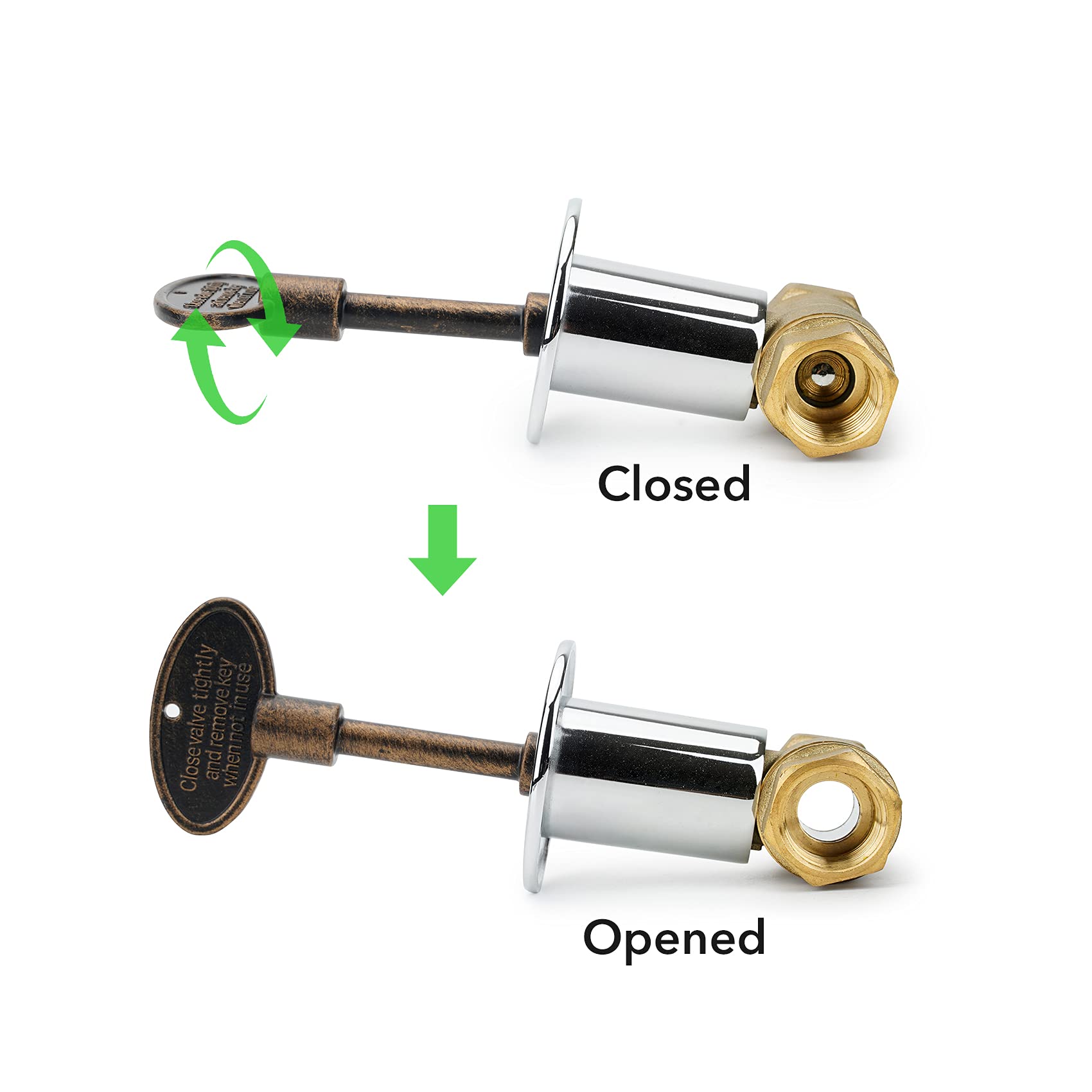 stanbroil 24-inch key beside a ruler illustrating length and leverage benefit