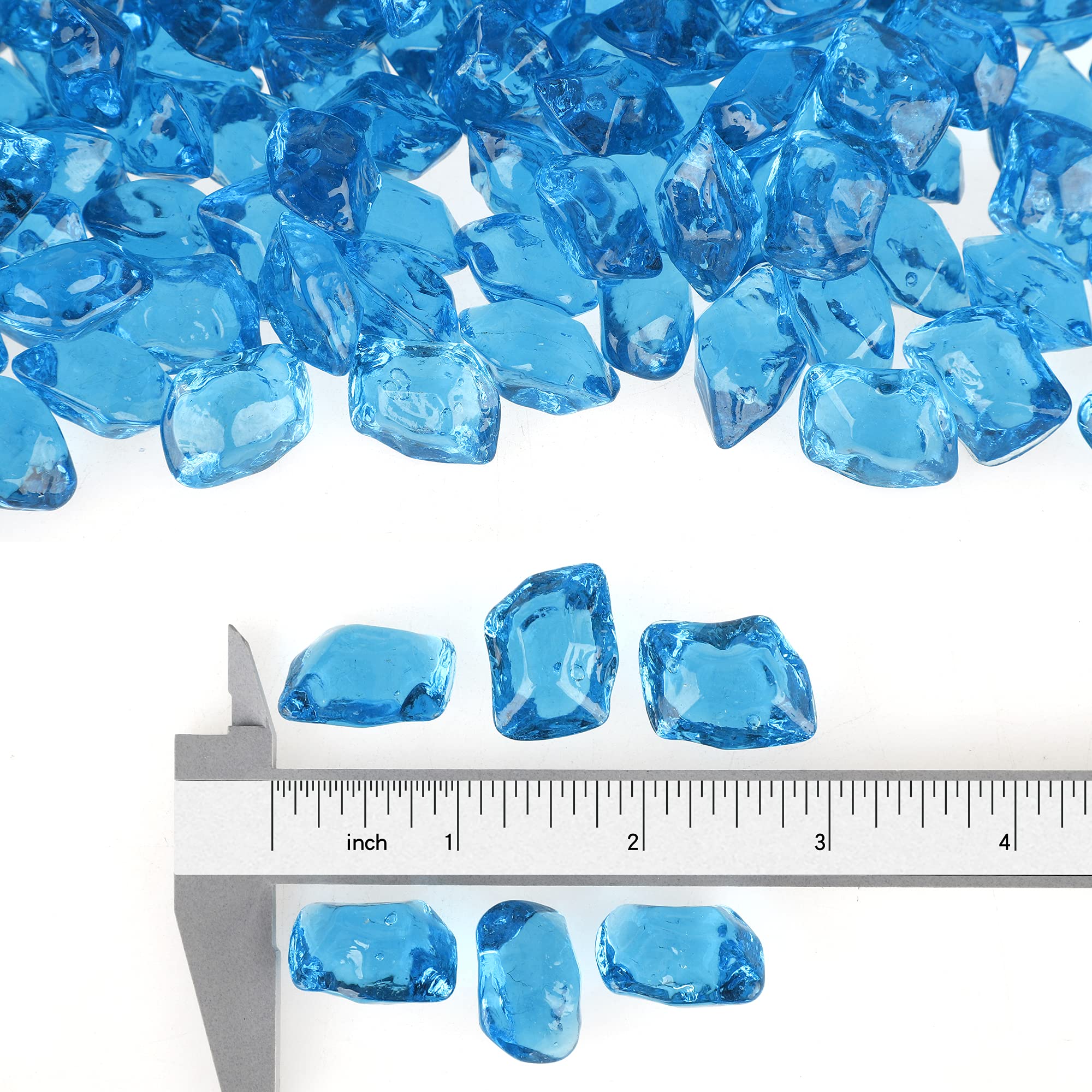 Stanbroil aqua blue close-up polygon texture highlighting sparkle and durability