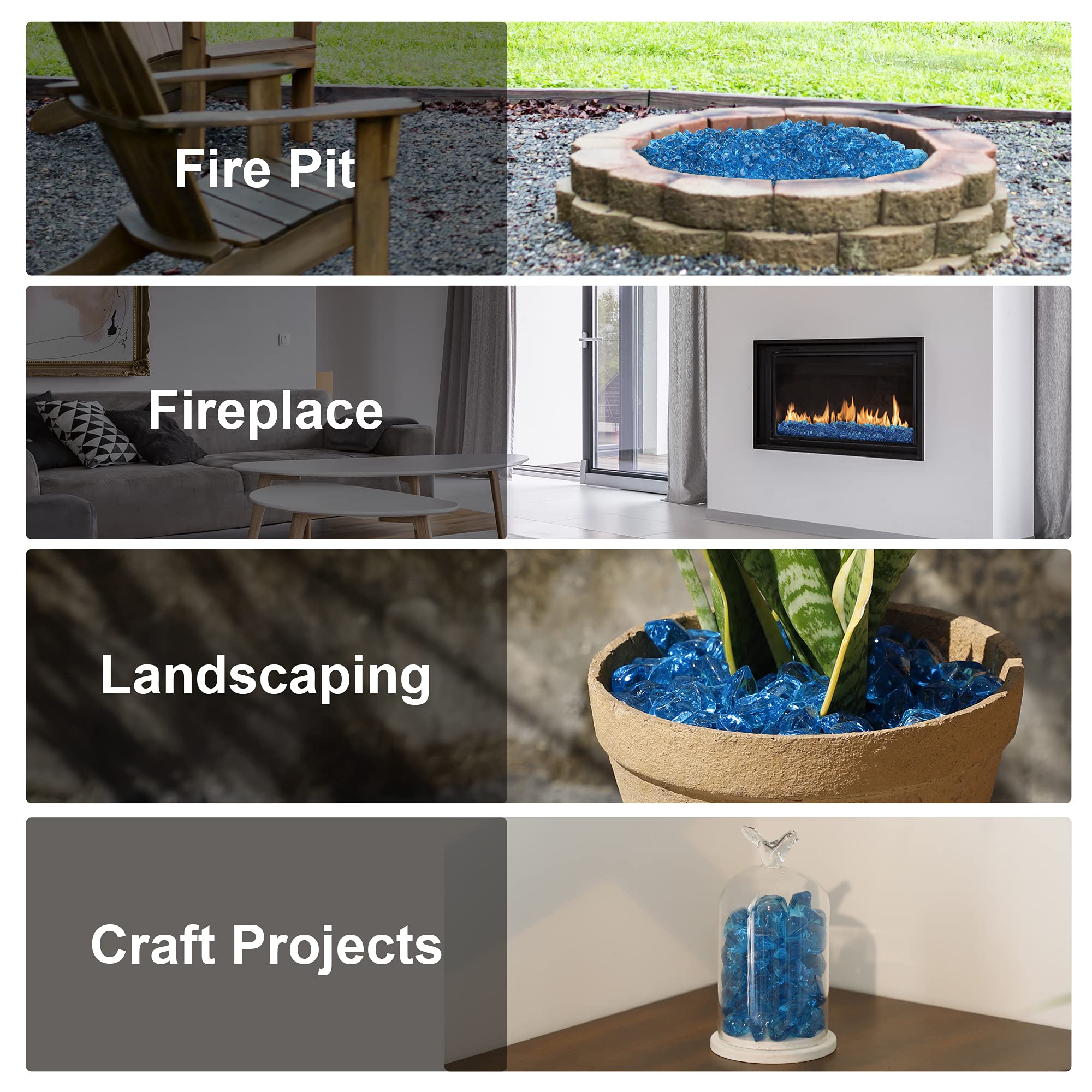 Stanbroil aqua blue installed on patio fire bowl showing modern aesthetic upgrade