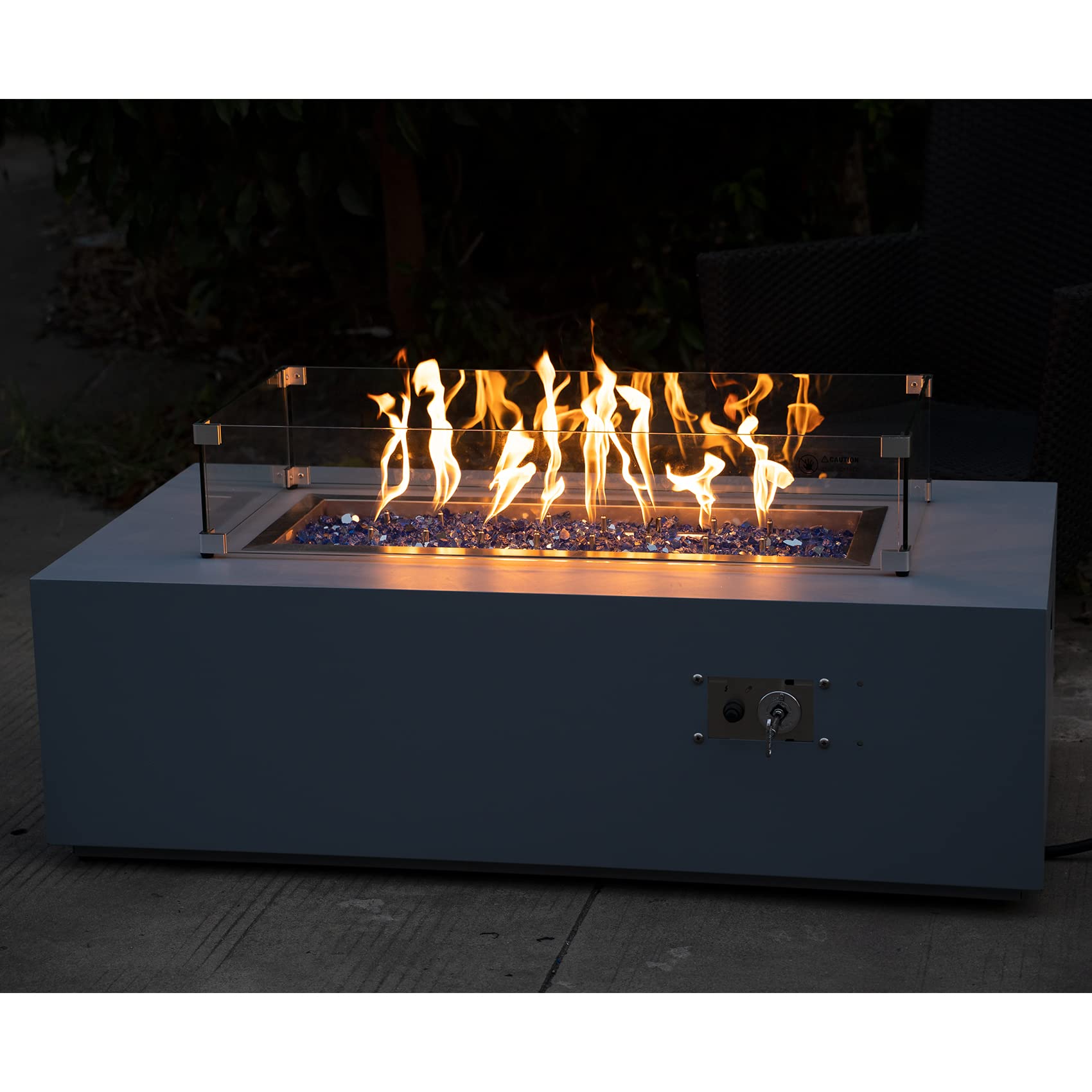 Stanbroil pouring beads from bag into fire pit illustrating quick setup and even distribution