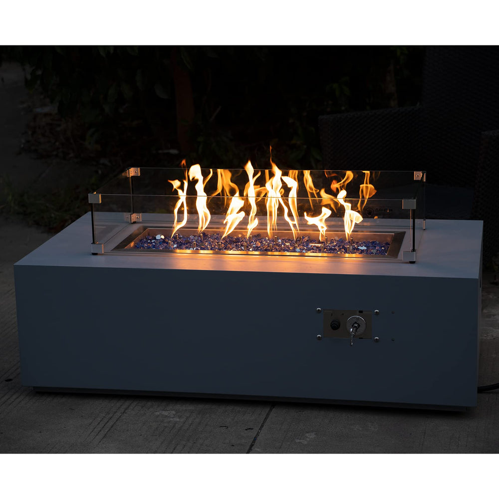 Stanbroil pouring beads from bag into fire pit illustrating quick setup and even distribution