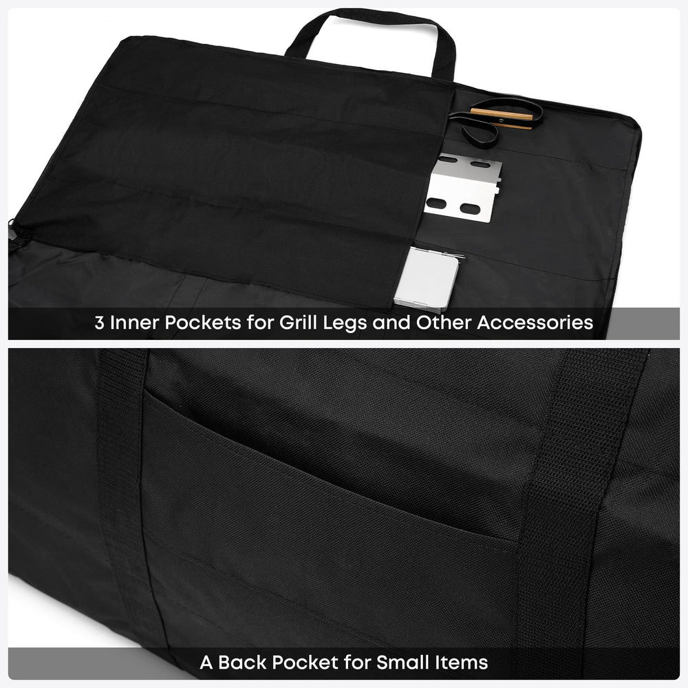 Stanbroil bag with Camp Chef stove inside demonstrating secure storage