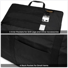Stanbroil bag with Camp Chef stove inside demonstrating secure storage