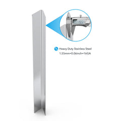 Stanbroil bars installed on a grill protecting burners for even heat