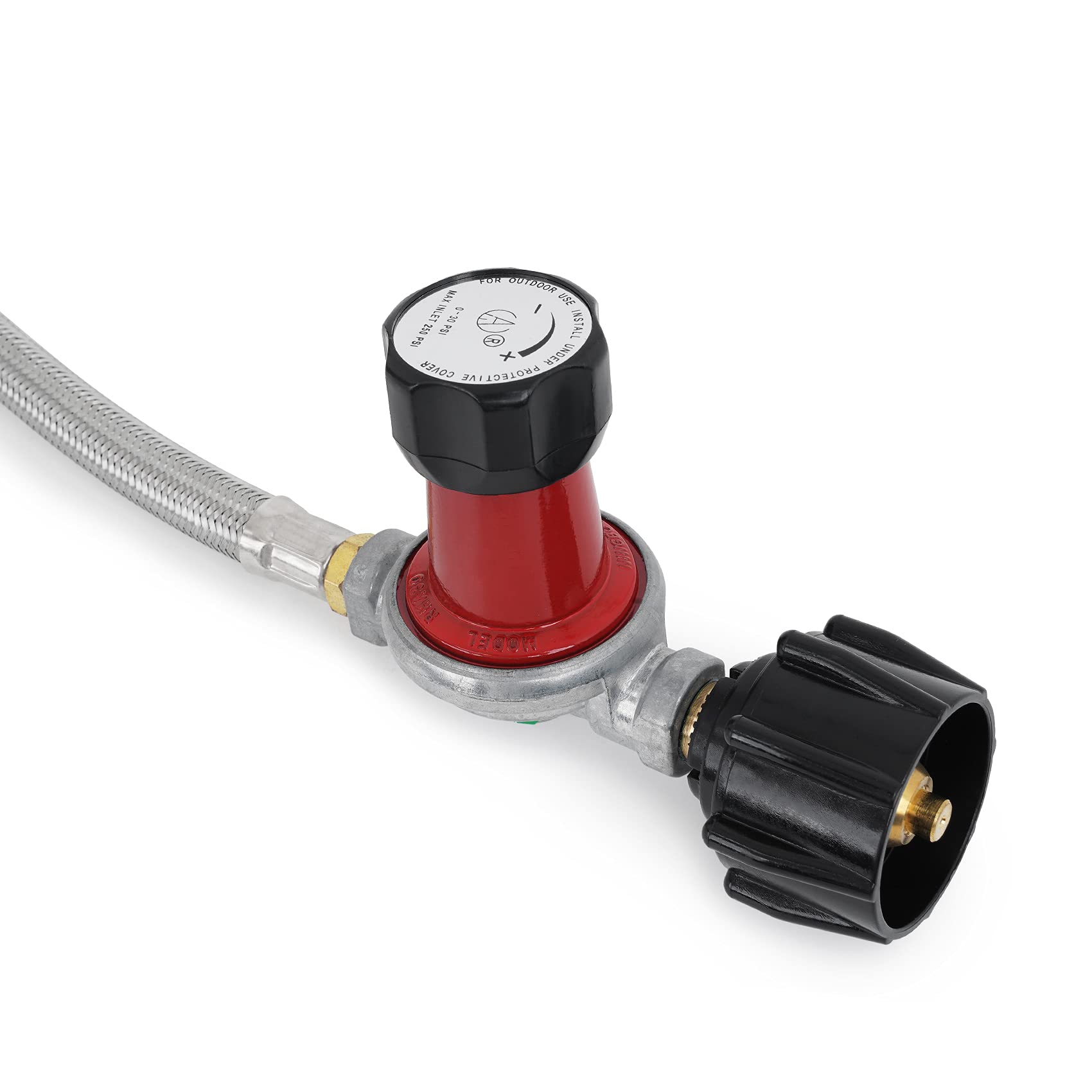 Stanbroil stainless steel braided hose detail showing durable braid and abrasion resistance