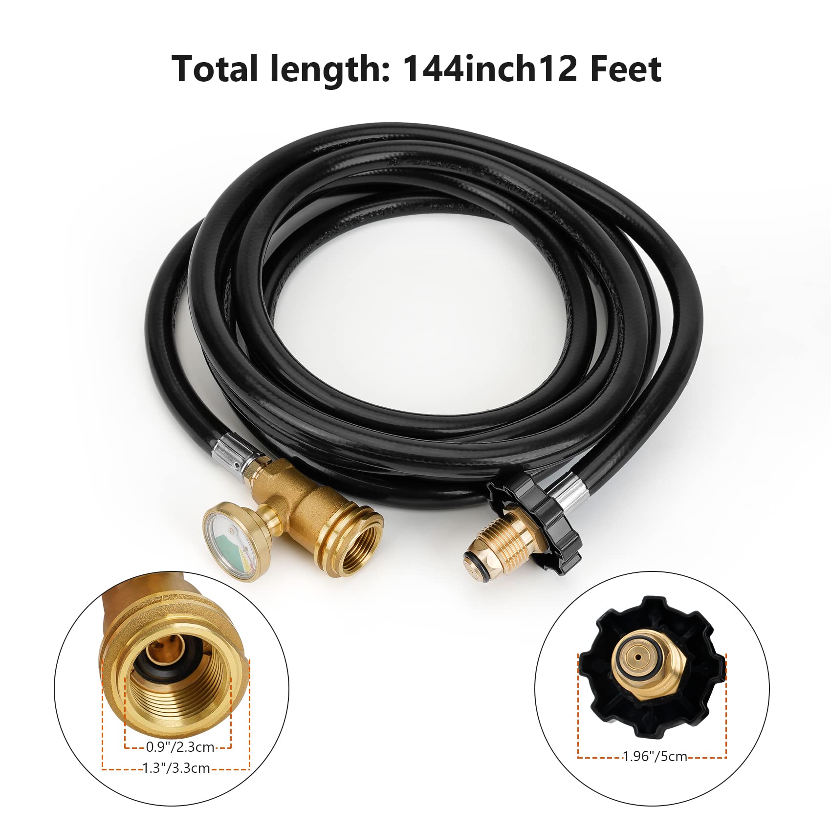Stanbroil brass fitting close-up illustrating durable connection and leak resistance