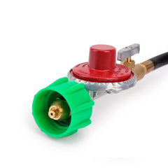 Stanbroil close-up of solid brass regulator highlighting corrosion resistance benefit