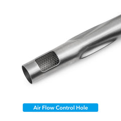 Stanbroil burner tube beside ruler showing 20.5 inch length for correct fit