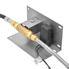 Stanbroil chrome ball valve with 3-inch key for secure shutoff control