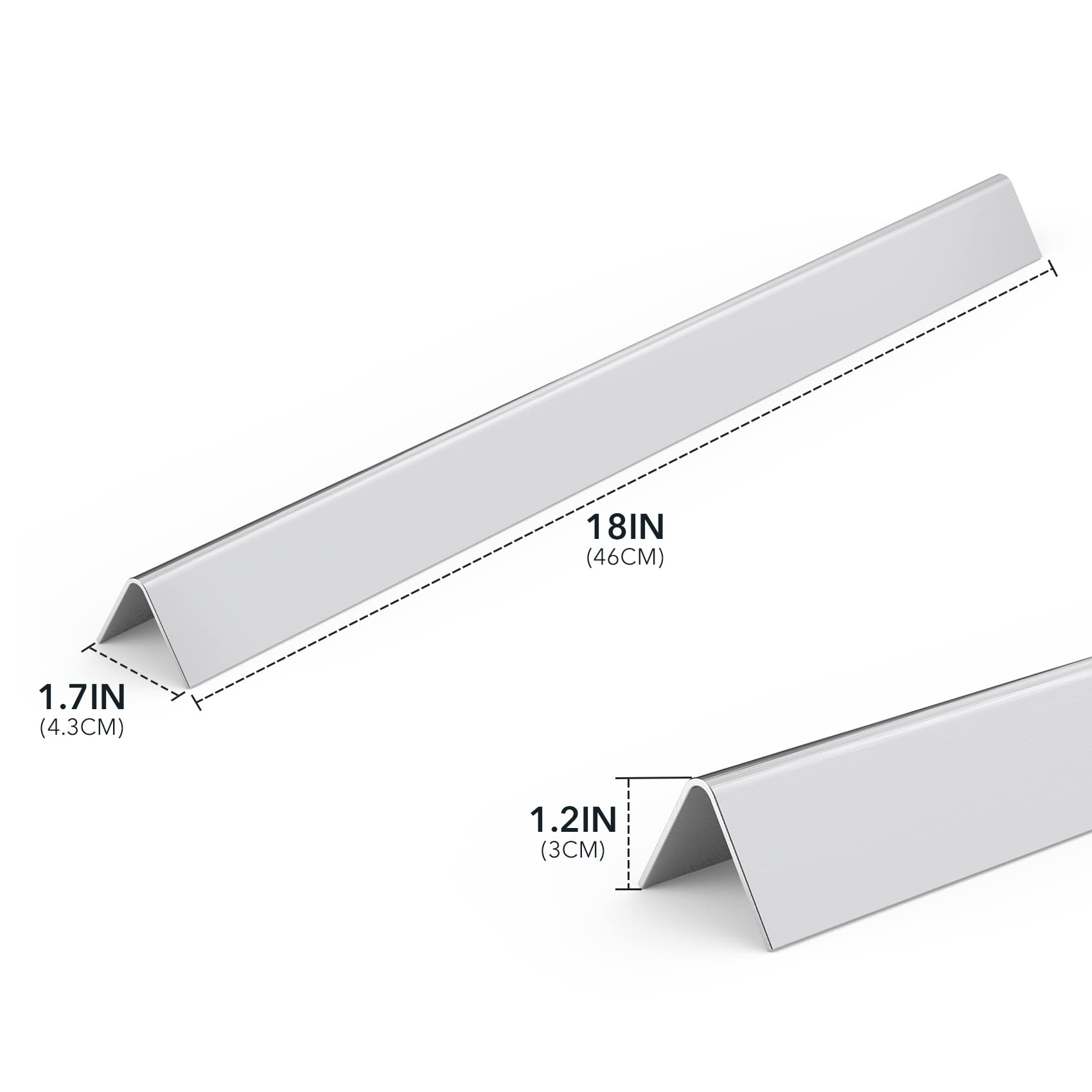 Stanbroil chamfered edge close-up showing safe smooth handling benefit