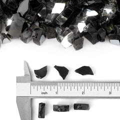 Stanbroil close-up of 1/4 inch tempered glass pieces highlighting durability benefit