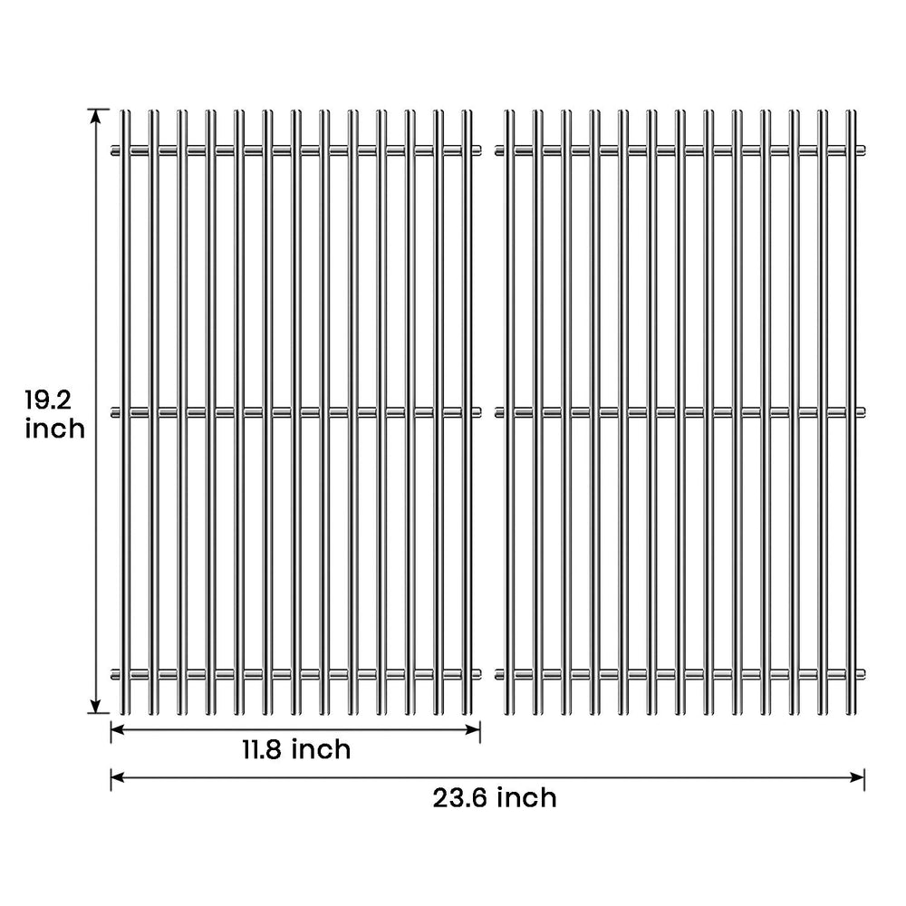 Stanbroil close-up of stainless rod detail showing corrosion resistance and heat retention