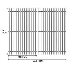 Stanbroil close-up of stainless rod detail showing corrosion resistance and heat retention