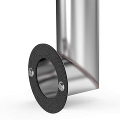 Stanbroil close-up of stainless-steel surface highlighting corrosion resistance benefit