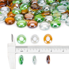Stanbroil close-up texture of tempered glass beads showing sparkle and durability
