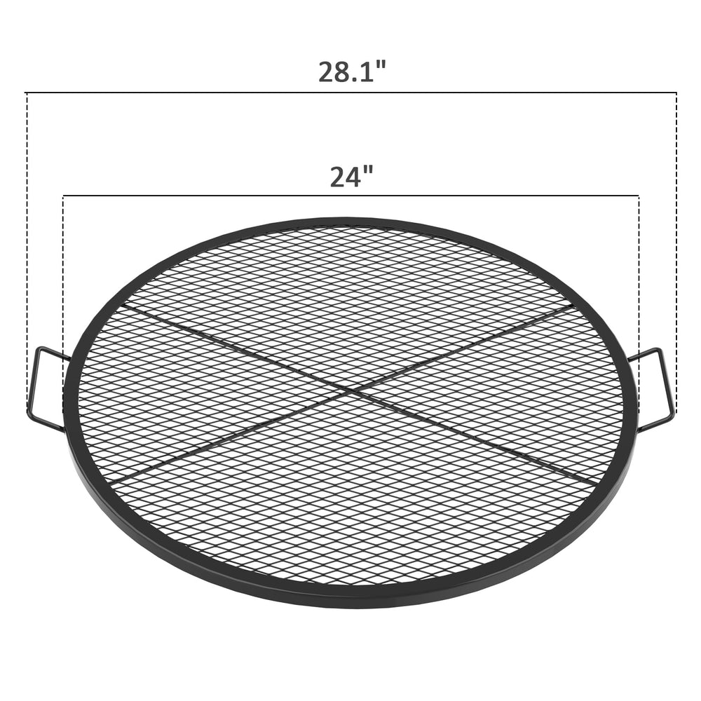 Stanbroil close-up of X-marks tight grid pattern for even heat and reduced food loss