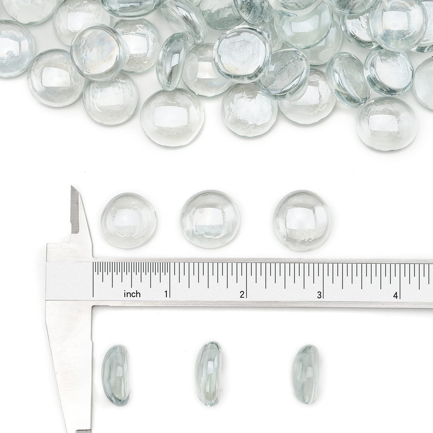 Stanbroil close-up texture of tempered glass beads highlighting clarity and uniformity