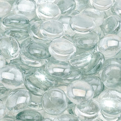 Stanbroil front pile of 1/2 inch Crystal Ice beads showing sparkle and durable finish