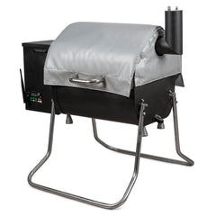 Stanbroil front view on Davy Crockett grill showing full coverage and improved heat retention