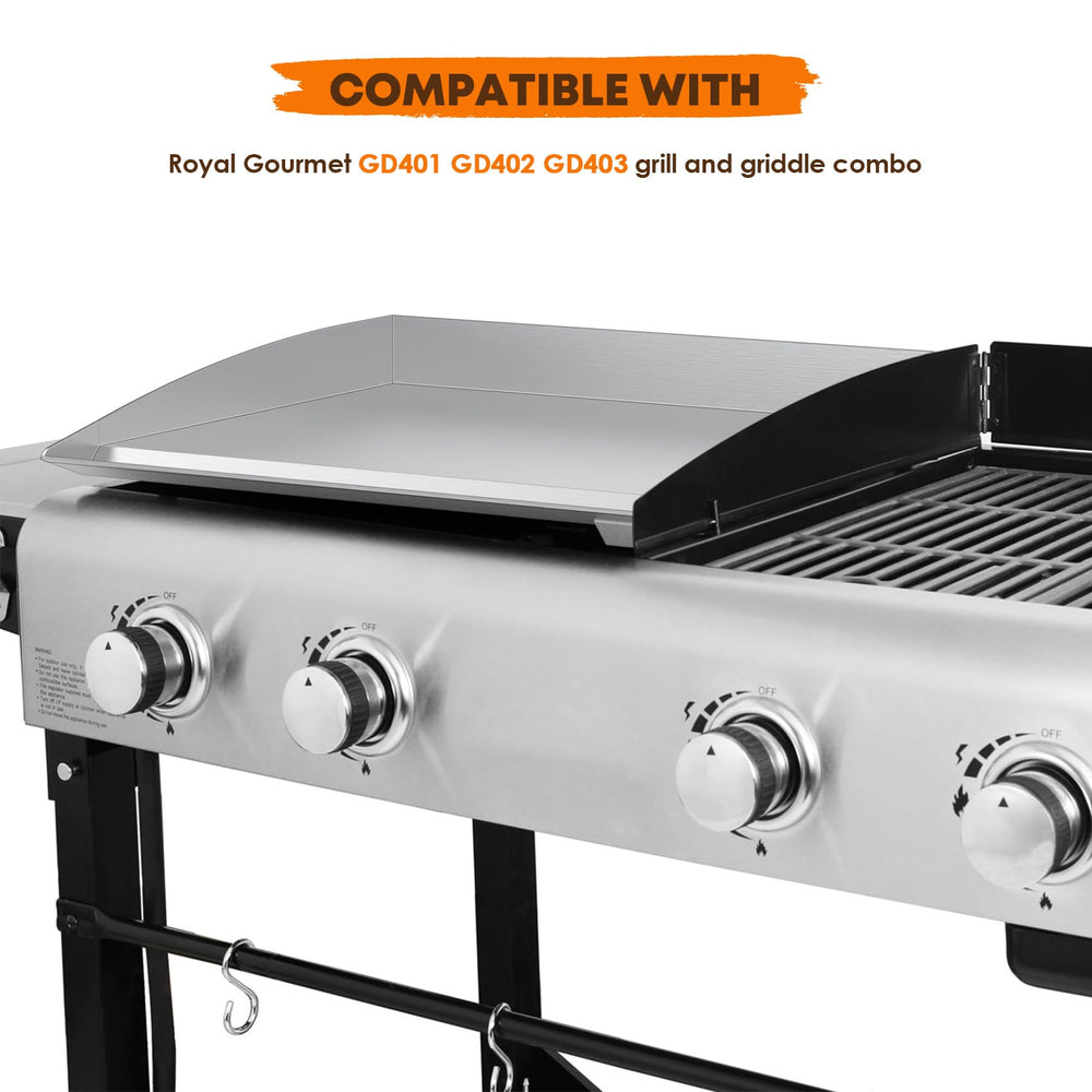 Stanbroil dimensions scale comparison with ruler showing 19 by 18 inch cooking area benefit