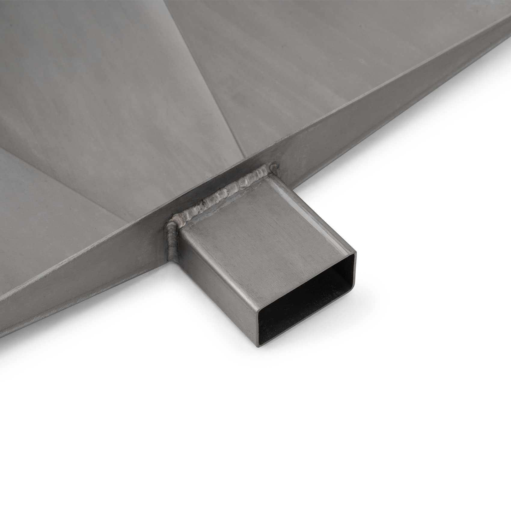 Stanbroil tray next to ruler showing 19.7 by 12.6 inch size