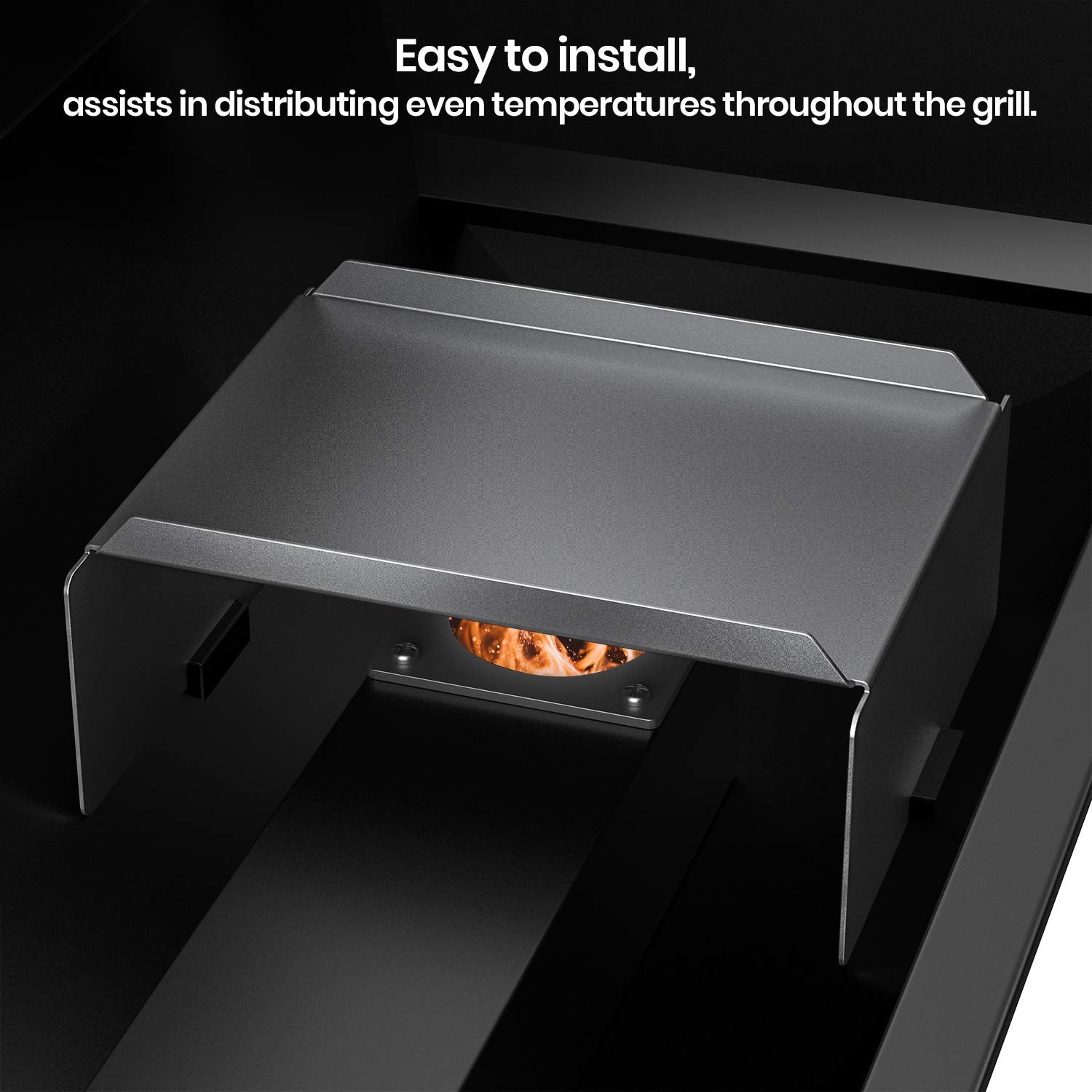 Stanbroil edge and mounting detail showing easy replacement benefit
