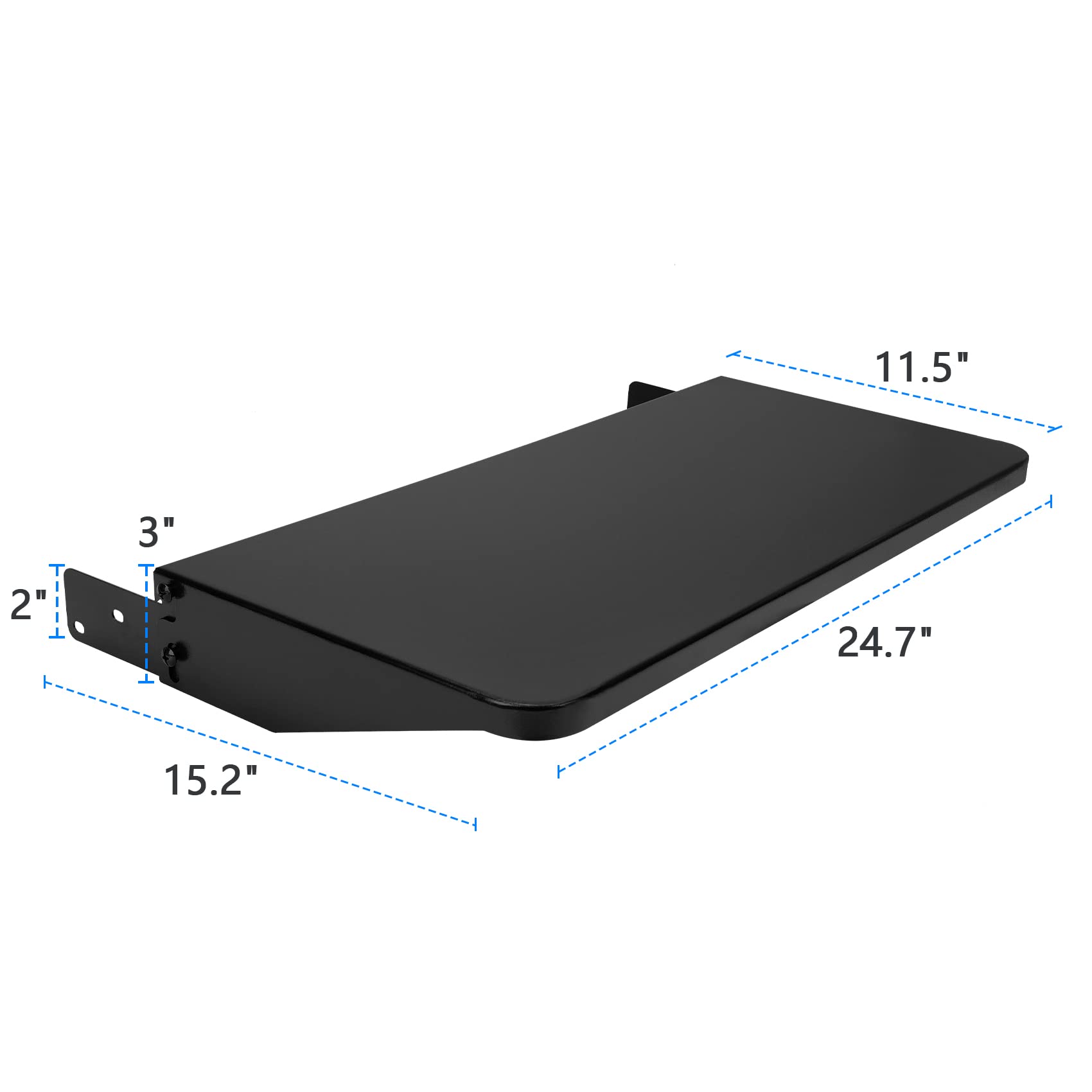 Stanbroil folded shelf side profile showing compact storage benefit