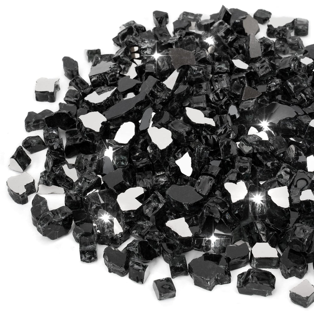 Stanbroil front bag showing onyx black fire glass and clear product weight benefit