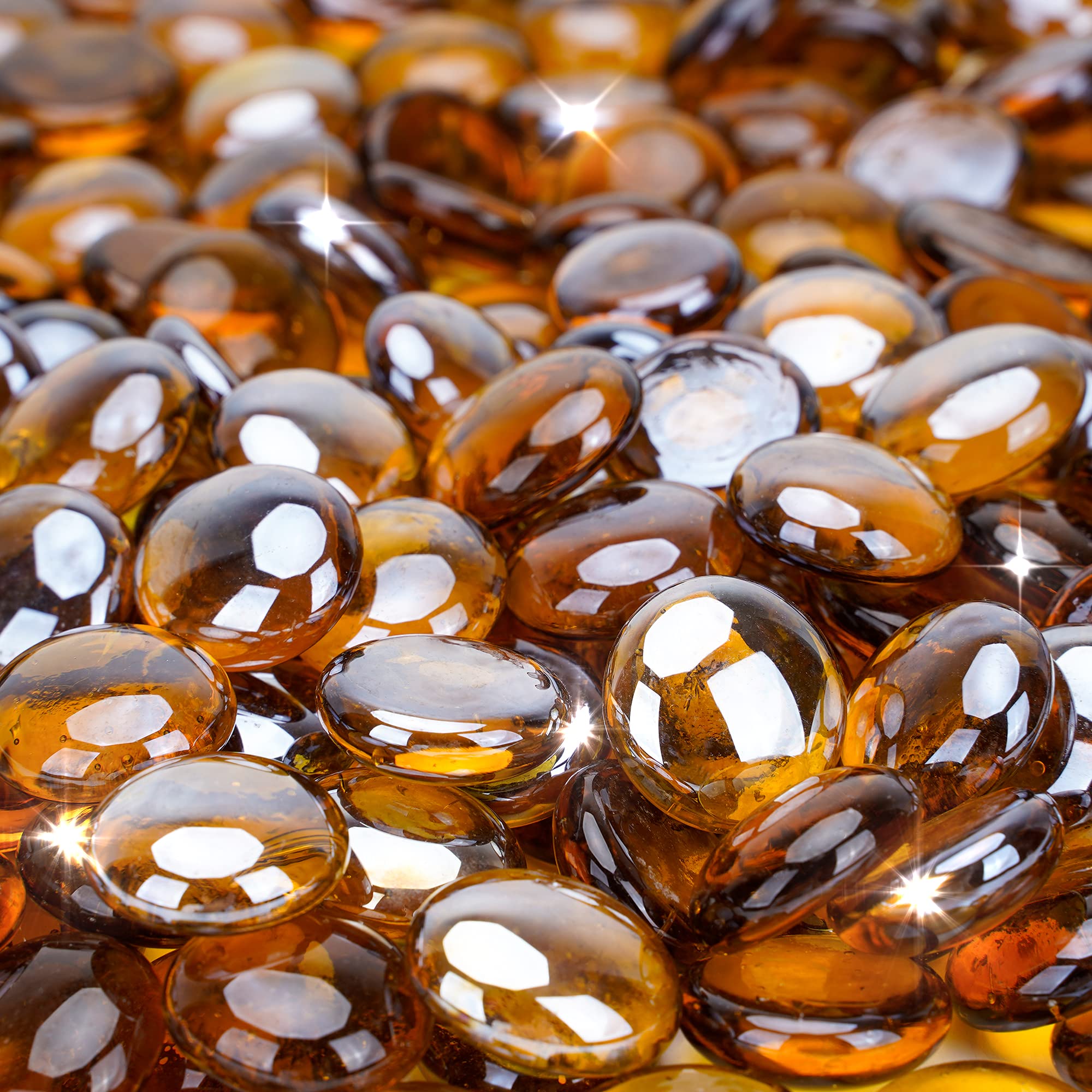 Stanbroil front of bag showing caramel luster beads and neat packaging benefit