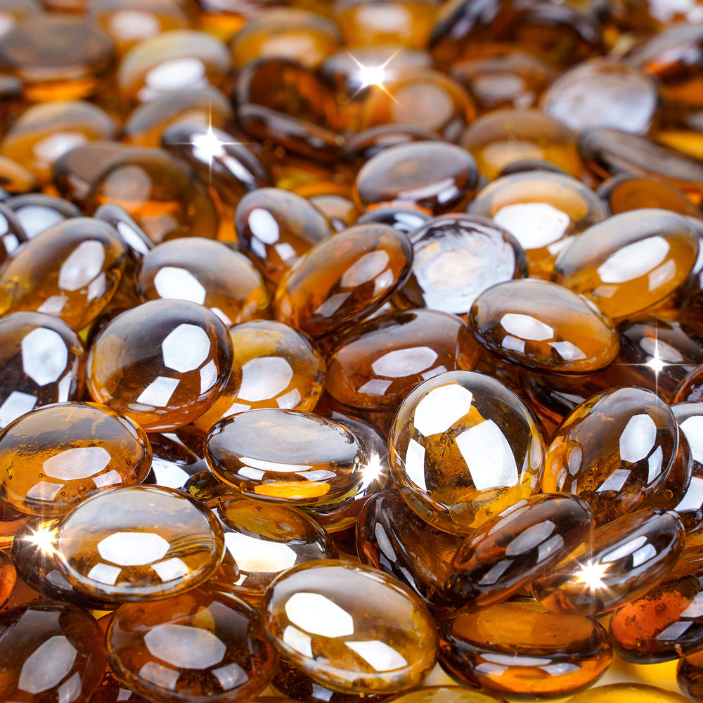 Stanbroil front of bag showing caramel luster beads and neat packaging benefit