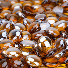 Stanbroil front of bag showing caramel luster beads and neat packaging benefit